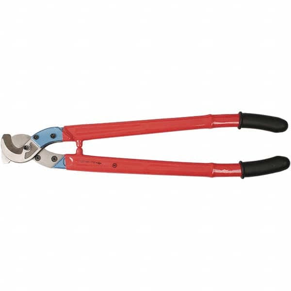 Wiha - 31-1/2" OAL, 14 AWG Capacity, Flush Cable Cutter - Exact Industrial Supply