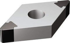 Sandvik Coromant - DNGA433 Grade 7025 Carbide Turning Insert - Uncoated, 55° Diamond, 1/2" Inscr Circle, 3/16" Thick, 3/64" Corner Radius - Exact Industrial Supply