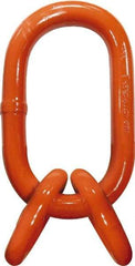 CM - 100 Grade Powder Coated Steel Oblong Link Assembly - 1-1/4" Diameter, 39,000 Lb Load Limit - Exact Industrial Supply