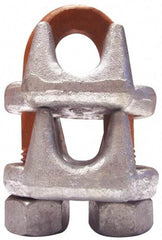 CM - 1/2" Piggyback Wedge Socket Clip - 1/2 - 13, 1.19" Between Centers, Galvanized - Exact Industrial Supply