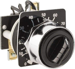 Square D - 5,000 Ohm, 30mm, 600 Volt Potentiometer - 2 Watts, Nonilluminated - Exact Industrial Supply