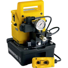 Enerpac - Power Hydraulic Pumps & Jacks Type: Electric Pressure Rating (psi): 10000 - Exact Industrial Supply