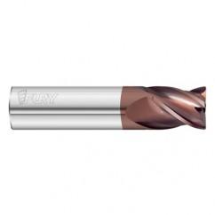 8mm Dia. x 50mm Overall Length 4-Flute 1.5mm C/R Solid Carbide SE End Mill-Round Shank-Center Cut-FC20 - Exact Industrial Supply