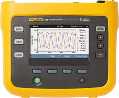 Fluke - 3 Phase, 1 to 500 Amp Capability, Power Meter - Exact Industrial Supply