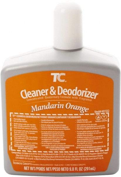 Technical Concepts - 291ml Mandarin Orange Automatic Urinal & Toilet Cleaner Dispenser Refills - For Use with FG500409, FG500410, FG500476, FG500590, FG401188, FG401379 - Exact Industrial Supply