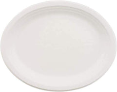 Chinet - Chinet Paper Dinnerware, Oval Platter, 9-3/4 x 12-1/2 - White - Exact Industrial Supply