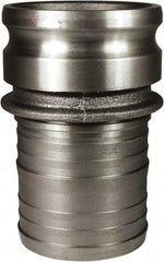 Dixon Valve & Coupling - 4" Ductile Iron Cam & Groove Suction & Discharge Hose Male Adapter Hose Shank - Part E, 100 Max psi - Exact Industrial Supply