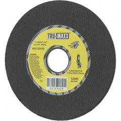Tru-Maxx - 4-1/2" Aluminum Oxide Cutoff Wheel - 0.0938" Thick, 7/8" Arbor, Use with Portable Tools - Exact Industrial Supply