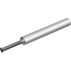 Vargus - 0.4mm Pitch, Internal Single Profile Thread Mill - 2mm Noml Diam, 0.059" Cut Diam, 3mm Shank Diam, 3 Flute, 0.244" Neck Length, 1.22" OAL, TiCN Finish - Exact Industrial Supply