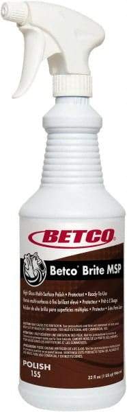 Betco - Liquid Furniture Polish - Lemon Scented, Plastic Bottle Container - Exact Industrial Supply