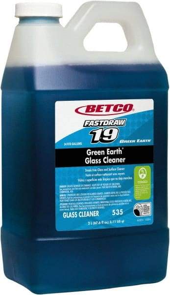 Betco - 2 L Plastic Bottle Pleasant Glass Cleaner - Concentrated, Use on Glass Surfaces - Exact Industrial Supply