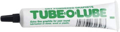 Tube-O-Lube - 2 oz Tube Lubricant - Black, -75°F to 450°F - Exact Industrial Supply
