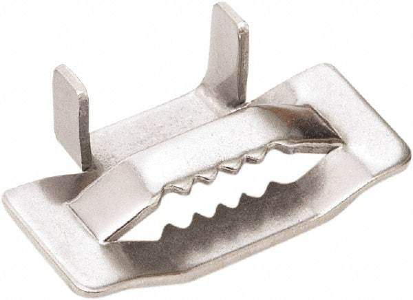 IDEAL TRIDON - Stainless Steel Banding Strap Buckle - 3/4" Wide x 0.03" Thick - Exact Industrial Supply