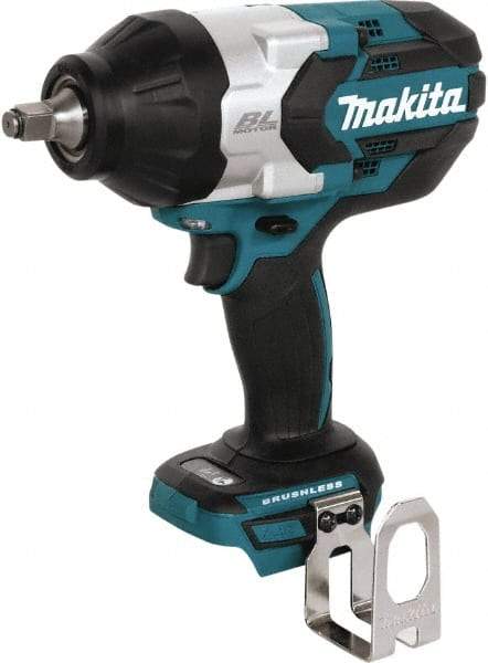 Makita - 1/2" Drive 18 Volt T-Handle Cordless Impact Wrench & Ratchet - 1,700 RPM, 750 Ft/Lb Torque, Lithium-Ion Batteries Not Included - Exact Industrial Supply