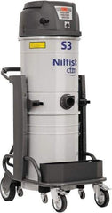 Nilfisk - 13 Gal, Painted Steel Tank, Dry, HEPA Vacuum Cleaner - 15.8 Amps - Exact Industrial Supply