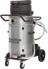 Nilfisk - 14 Gal, Painted Steel Tank, Dry, Machine Shop Vacuum Cleaner - 13.3 Amps - Exact Industrial Supply