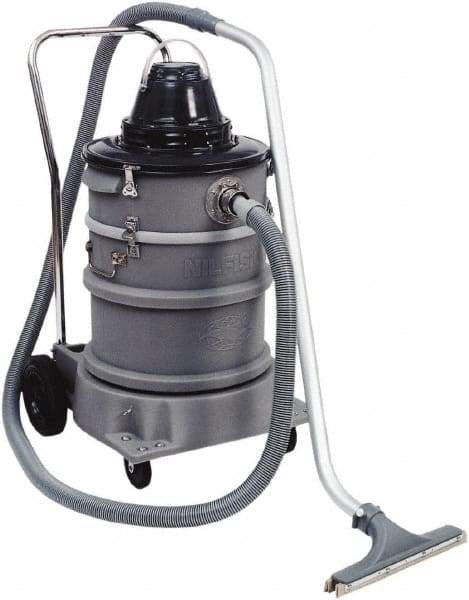 Nilfisk - 15 Gal, Polypropylene Tank, Wet/Dry, Vacuum - 8.3 Amps - Exact Industrial Supply