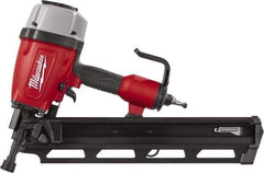 Milwaukee Tool - 3-1/2" Nail Length, 2-1/2 to 3.8mm Nail Diam, 0.15 Gauge Framing Air Nailer - Exact Industrial Supply