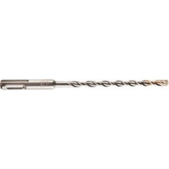 7mm Diam, SDS-Plus Shank, Carbide-Tipped Rotary & Hammer Drill Bit 100mm Usable Length, 160mm OAL, Spear Cutting Shape