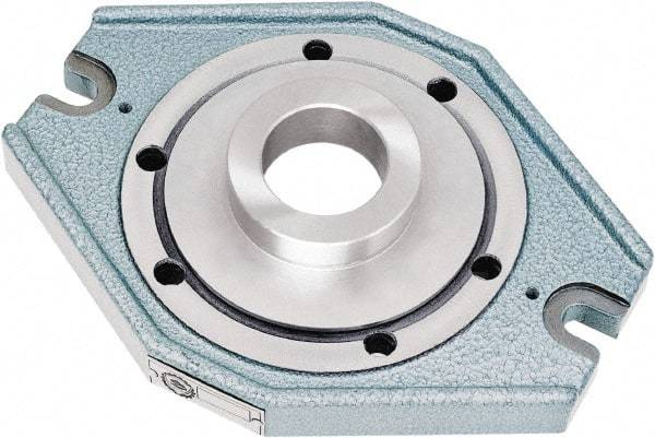 Bison - Adapter Back Plate for 10" Diam Self Centering Lathe Chucks - Plain Back Mount - Exact Industrial Supply