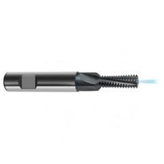 M5 x 0.8 3FL Carbide Thread Mill Tap-Coolant Thru-TiCN - Exact Industrial Supply