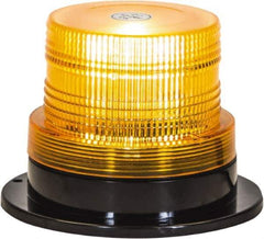 Buyers Products - 1.7 Joules, Variable Flash Rate, Magnetic or Permanent Mount Emergency Strobe Light Assembly - Powered by 12 to 24 Volts, Amber - Exact Industrial Supply