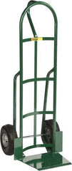 Little Giant - 800 Lb Capacity 49" OAH Hand Truck - 13-1/2 x 16" Base Plate, Loop Handle, Steel, Pneumatic Wheels - Exact Industrial Supply