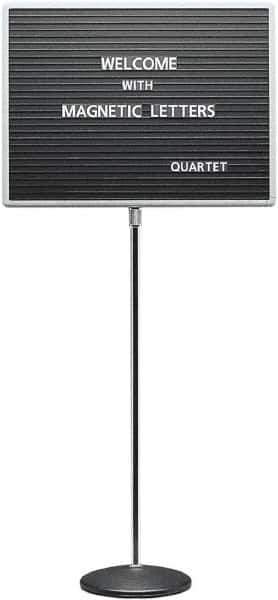 Quartet - Letter Boards Type: Open Face Height (Inch): 18 - Exact Industrial Supply