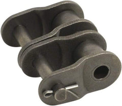 Tritan - 1-1/4" Pitch, ANSI 100-2, Double Strand Roller Chain Offset Link - For Use with Double Strand Chain - Exact Industrial Supply