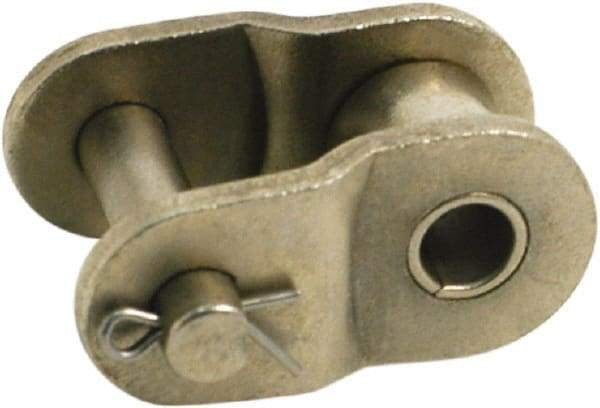 Tritan - 1-1/4" Pitch, ANSI 100, Roller Chain Offset Link - For Use with Single Strand Chain - Exact Industrial Supply