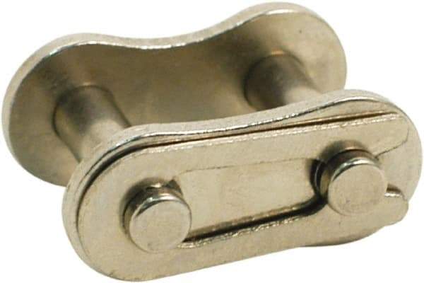 Tritan - 3/4" Pitch, ANSI 60, Roller Chain Connecting Link - For Use with Single Strand Chain - Exact Industrial Supply