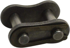 Tritan - 3/8" Pitch, Roller Chain Connecting Link - For Use with Single Strand Chain - Exact Industrial Supply