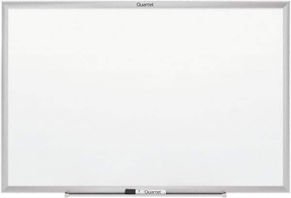 Quartet - 48" High x 72" Wide Magnetic Dry Erase Board - Steel, Includes Z-Bracket - Exact Industrial Supply