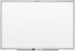 Quartet - 48" High x 72" Wide Magnetic Dry Erase Board - Steel, Includes Z-Bracket - Exact Industrial Supply