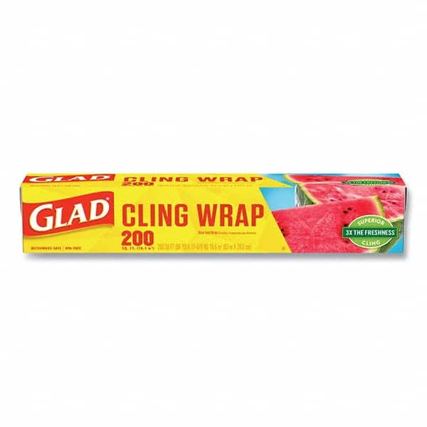 Glad - Foil & Plastic Wrap Breakroom Accessory Type: Plastic Wrap For Use With: Food Protection - Exact Industrial Supply