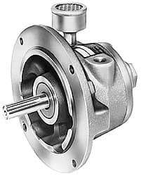 Gast - 3/4 hp Counterclockwise NEMA 56C Air Actuated Motor - 3,000 Max RPM, 2.06" Shaft Length, 5.87" OAL, 5/8" Shaft Diam - Exact Industrial Supply