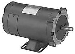 Leeson - 1,800 Max RPM, Electric AC DC Motor - 24 V Input, 56C Frame - Exact Industrial Supply