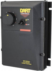 Dart Controls - 2 Max hp, 30 Max RPM, Electric AC DC Motor - 120, 240 V Input - Exact Industrial Supply