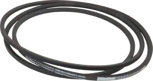 Continental ContiTech - Section 3V, 90" Outside Length, V-Belt - Fiber Reinforced Wingprene Rubber, HY-T Wedge MatchmakerEnvelope, No. 3V900 - Exact Industrial Supply