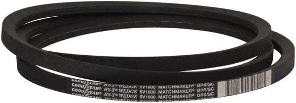 Continental ContiTech - Section 5V, 100" Outside Length, V-Belt - Fiber Reinforced Wingprene Rubber, HY-T Wedge MatchmakerEnvelope, No. 5V1000 - Exact Industrial Supply