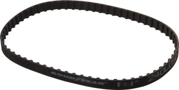 Continental ContiTech - Section L, 1/2" Wide, Timing Belt - Helanca Weave Stretch Nylon, L Series Belts Positive Drive, No. 240L - Exact Industrial Supply