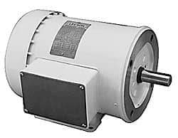 Leeson - 1/2 Max hp, 1,725 Max RPM, Electric AC DC Motor - 208-230/460 V Input, Three Phase, C56C Frame - Exact Industrial Supply