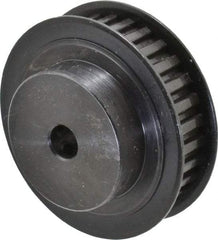 Power Drive - 30 Tooth, 5/16" Inside x 1.89" Outside Diam, Timing Belt Pulley - 1/4, 3/8" Belt Width, 1.91" Pitch Diam, Steel & Cast Iron - Exact Industrial Supply