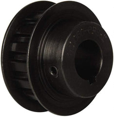 Power Drive - 16 Tooth, 3/4" Inside x 1.88" Outside Diam, Timing Belt Pulley - 1/2" Belt Width, 1.91" Pitch Diam, Steel & Cast Iron - Exact Industrial Supply