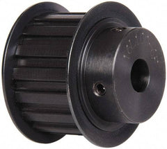 Power Drive - 16 Tooth, 1/2" Inside x 1.88" Outside Diam, Timing Belt Pulley - 1" Belt Width, 1.91" Pitch Diam, Steel & Cast Iron - Exact Industrial Supply