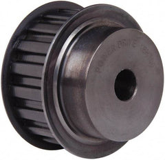 Power Drive - 18 Tooth, 5/8" Inside x 2.811" Outside Diam, Timing Belt Pulley - 3/4, 1" Belt Width, 2.865" Pitch Diam, Steel & Cast Iron - Exact Industrial Supply