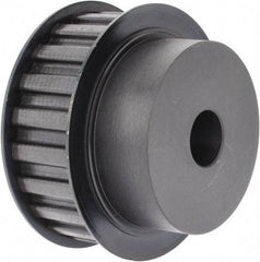 Power Drive - 22 Tooth, 3/4" Inside x 3.447" Outside Diam, Timing Belt Pulley - 3/4, 1" Belt Width, 3.501" Pitch Diam, Steel & Cast Iron - Exact Industrial Supply