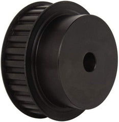 Power Drive - 28 Tooth, 3/4" Inside x 4.402" Outside Diam, Timing Belt Pulley - 3/4, 1" Belt Width, 4.456" Pitch Diam, Steel & Cast Iron - Exact Industrial Supply