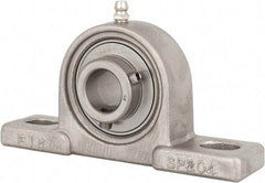 Value Collection - 5" OAL2-Bolt Base Mount - Stainless Steel - Exact Industrial Supply