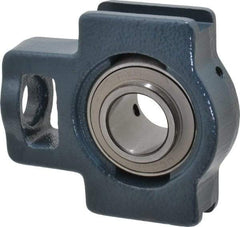 Value Collection - 2" Wide, Cast Iron Ball Bearing Take Up Unit - 15/16" Outside Diam - Exact Industrial Supply